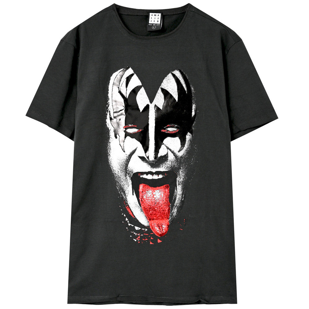 KISS キッス - 【世界限定500着 Foil Print特別仕様】Gene Simmons / Amplified( ブランド ) / Tシャツ / メンズ 【公式 / オフィシャル】